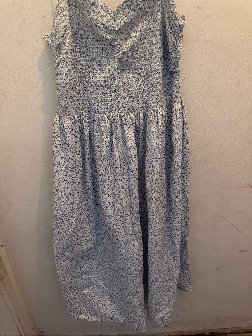 H&M Light Blue Floral Smocked Sundress for Kids